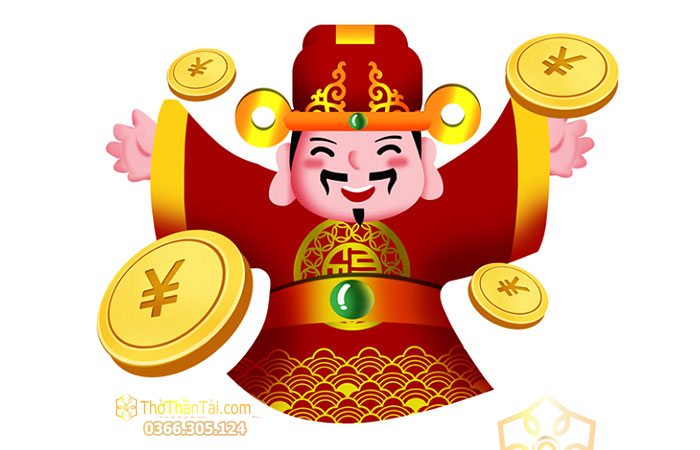 Ảnh Thần Tài đẹp – mẫu 9 (ảnh ngang)