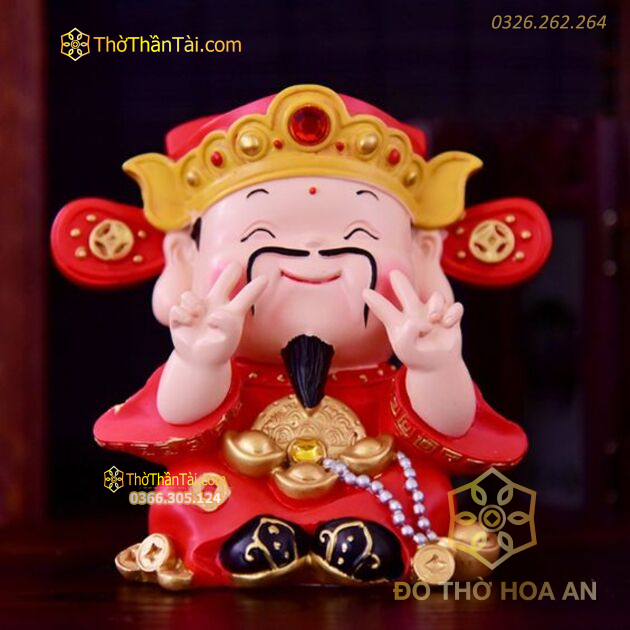 Ảnh Thần Tài đẹp – mẫu 5 (ảnh vuông)