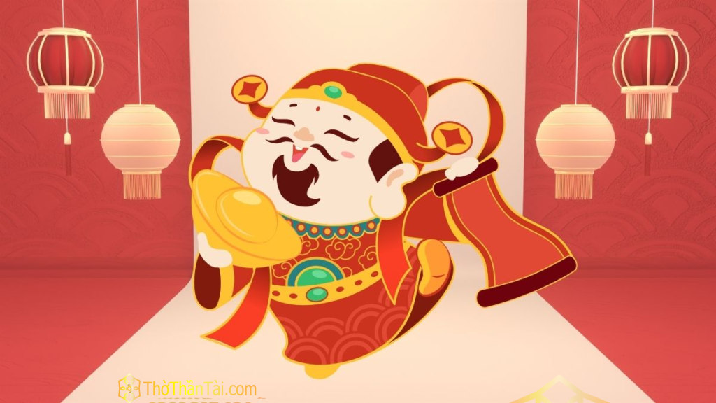 Ảnh Thần Tài đẹp – mẫu 10 (ảnh ngang)