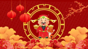 Ảnh Thần Tài đẹp – mẫu 6 (ảnh ngang)