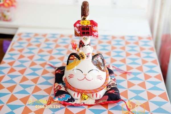 Mèo Thần Tài đuôi dài