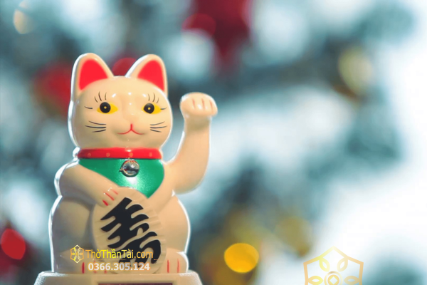 Hình nền mèo Thần Tài cho máy tính – mẫu 12