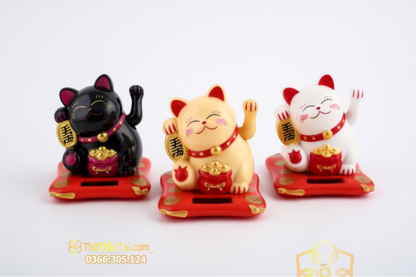 Hình nền mèo Thần Tài cho máy tính – mẫu 18