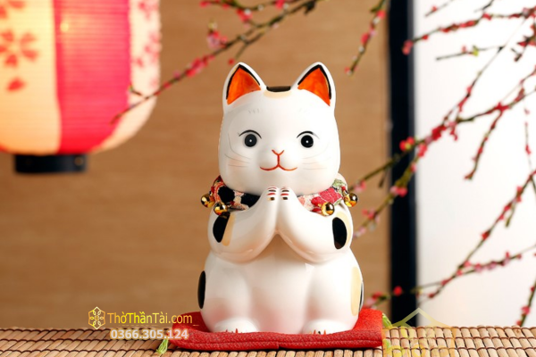Hình nền mèo Thần Tài cho máy tính – mẫu 24