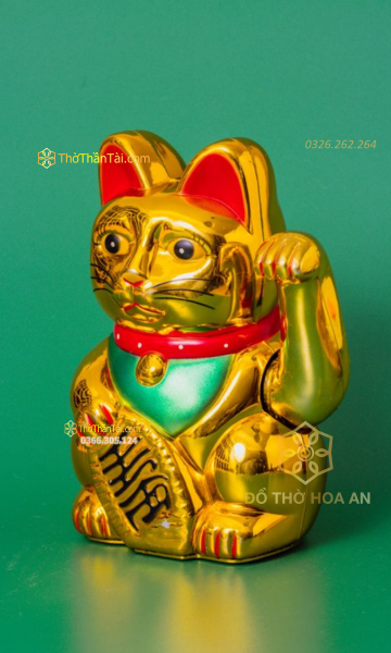 Hình nền mèo Thần Tài cho điện thoại – mẫu 4