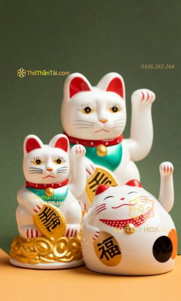 Hình nền mèo Thần Tài cho điện thoại – mẫu 2