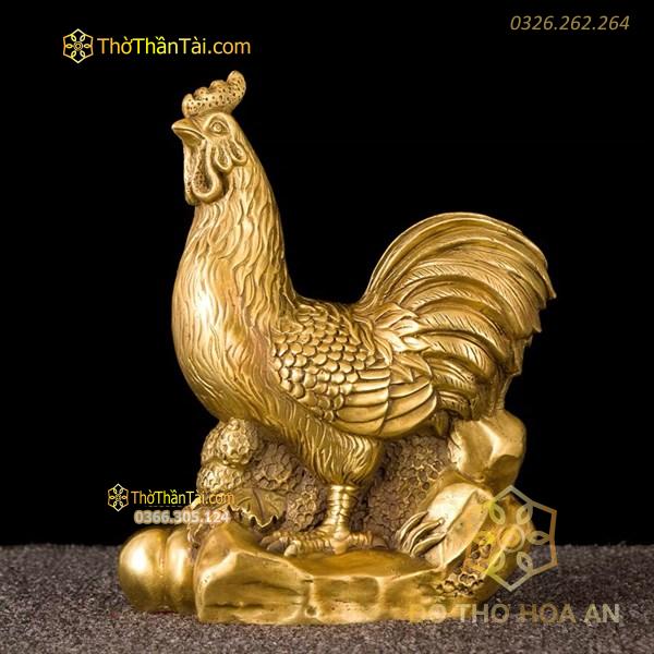Tượng Linh Vật Gà Đồng Phong Thuỷ