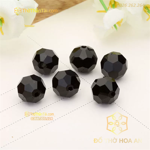 Cầu Treo Phong Thủy Pha Lê Đen