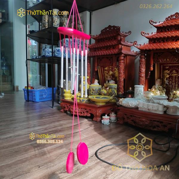 Chuông Gió Treo Gỗ Đỏ
