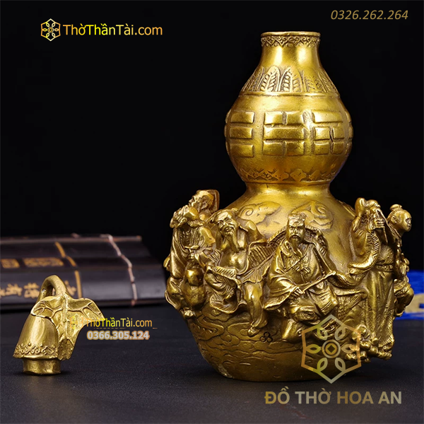 Hồ Lô Đồng Phong Thủy Bát Tiên