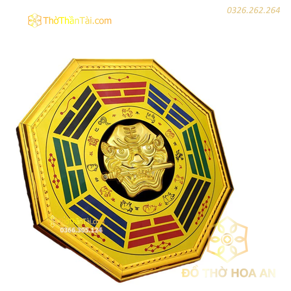 Gương Bát Quái Mặt Hổ Phù
