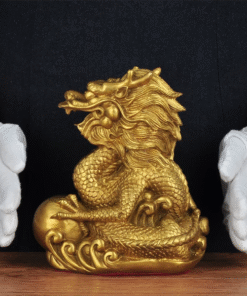 Rồng Đồng Ôm Long Châu Phong Thủy