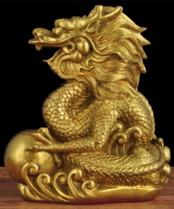 Rồng Đồng Ôm Long Châu Phong Thủy