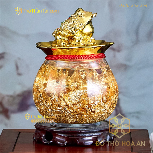 Hũ Vàng Lá Thiềm Thừ Chiêu Tài, Tiến Lộc