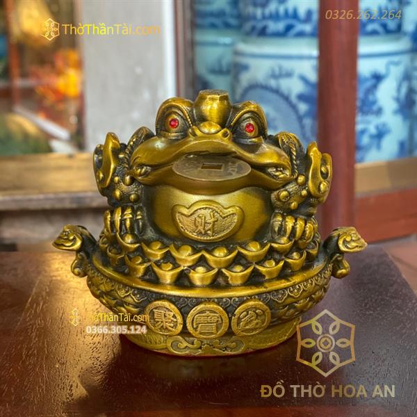 Cóc Thiềm Thừ Đồng Hũ Tài Lộc