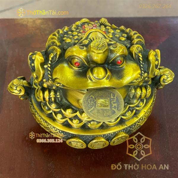 Cóc Thiềm Thừ Đồng Hũ Tài Lộc