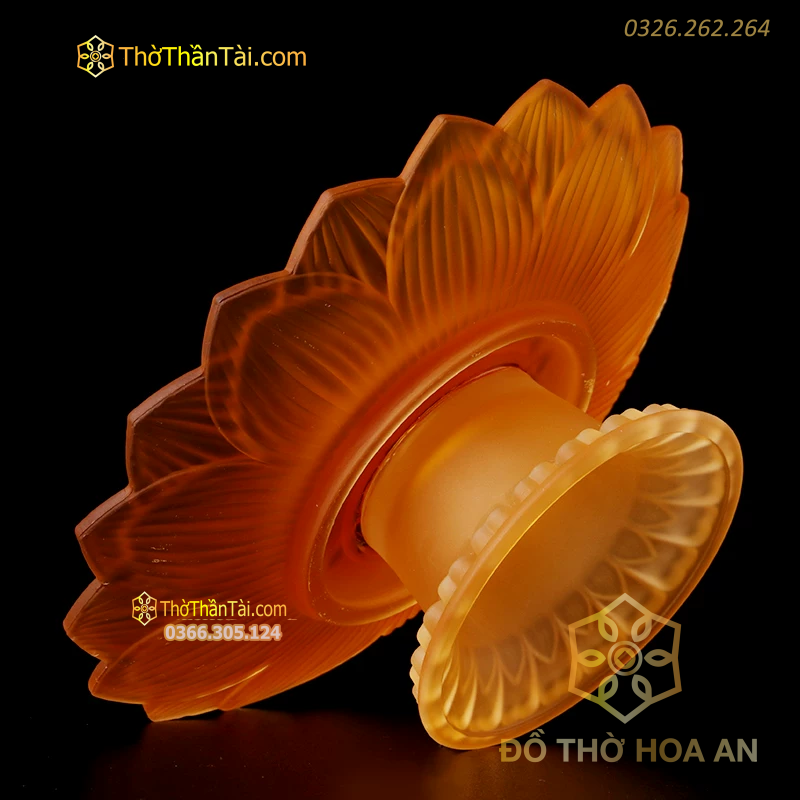 Mâm Bồng Thờ Lưu Ly Vàng