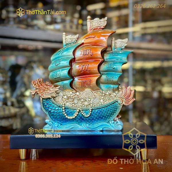 Thuyền Buồm Song Long Ngũ Sắc