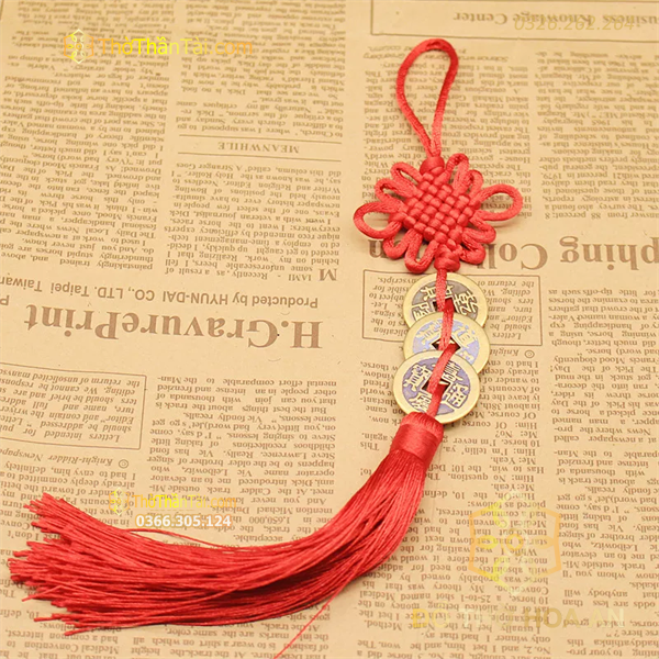 Dây Tiền Tam Tài/ Dây Tiền Tam Đế/ Dây Tiền Xu 3 Đồng