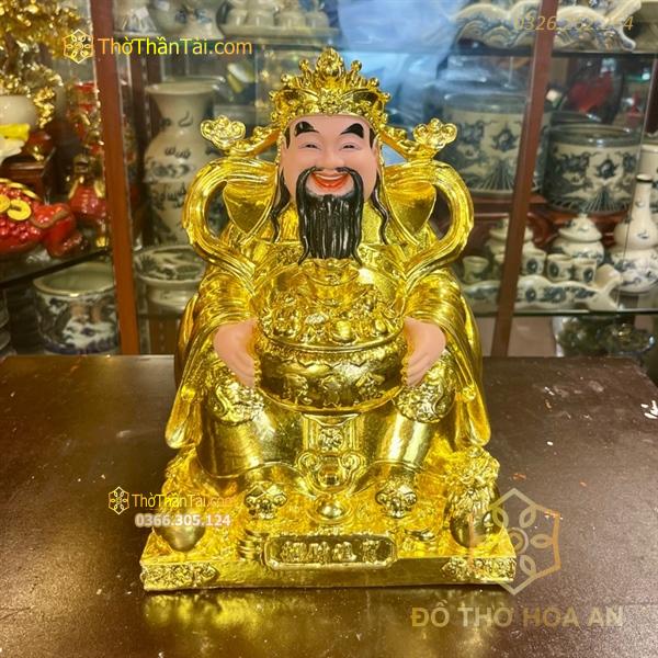 Tượng Thần Phát/ Triệu Công Minh Dát Vàng