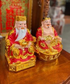 Tượng Thần Tài Thổ Địa Hồng Kông Đỏ
