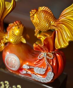 Đôi Cá Chép Đón Lộc Phong Thủy