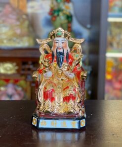 Tượng Thần Phát/ Tượng Thần Tiền Triệu Công Minh Sứ Đỏ
