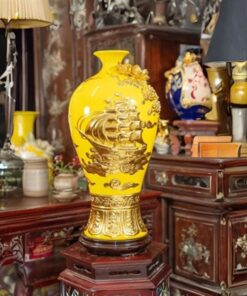 Mai Bình Thuận Buồm Xuôi Gió Men Màu Dát Vàng