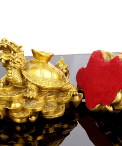 Long Quy Cõng Vàng Đồng Phong Thủy