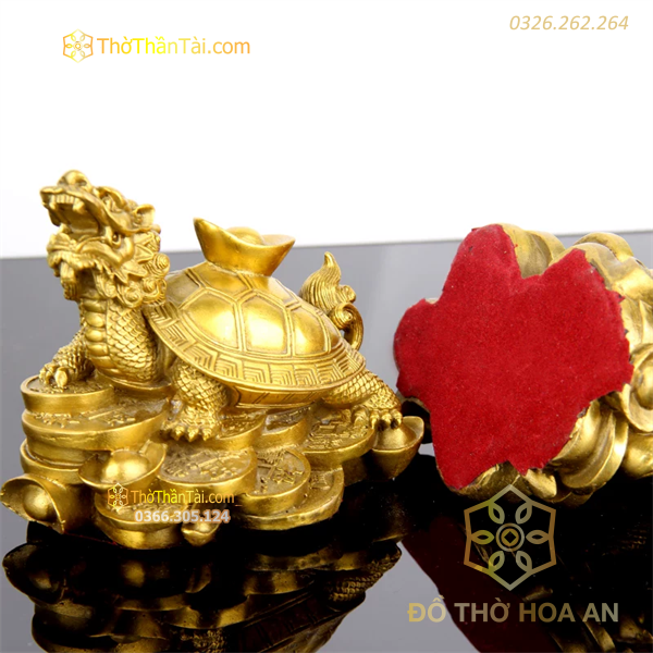 Long Quy Cõng Vàng Đồng Phong Thủy