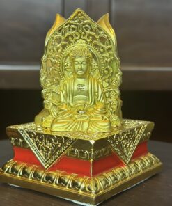 Tượng Tam Thế Phật Kính Đế Vuông Đặt Ô Tô-Bàn Làm Việc