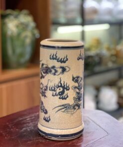 Ống Hương Men Rạn Vẽ