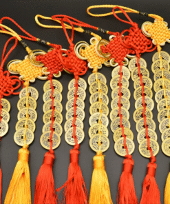Dây Tiền Bát Trạch/ Dây Tiền Xu 8 Đồng