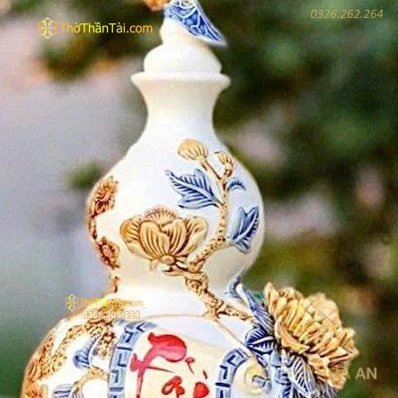 Hồ Lô Hút Lộc Tài Lộc Đắp Nổi