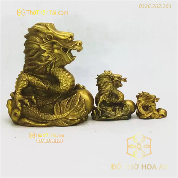 Rồng Đồng Ôm Long Châu Phong Thủy