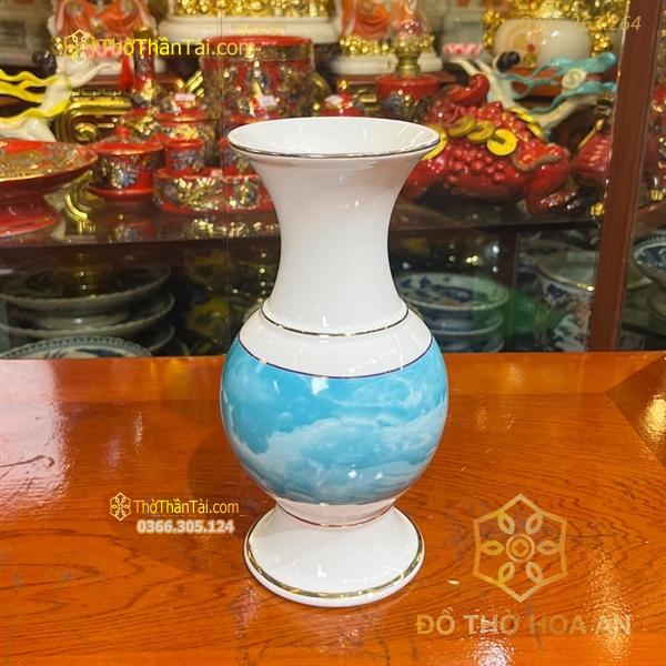 Lọ Hoa Vân Đá Xanh