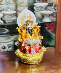 Tượng Thần Tiền Triệu Công Minh Địa Hiệu Ứng Đồng Gấm Đỏ