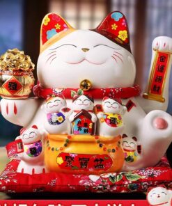 Mèo Thần Tài Tụ Bảo Bồn Thống Nhất Kim