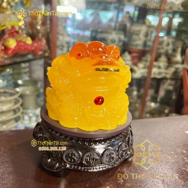 Cóc/Thiềm Thừ Phong Thuỷ Đế Xoay Vàng
