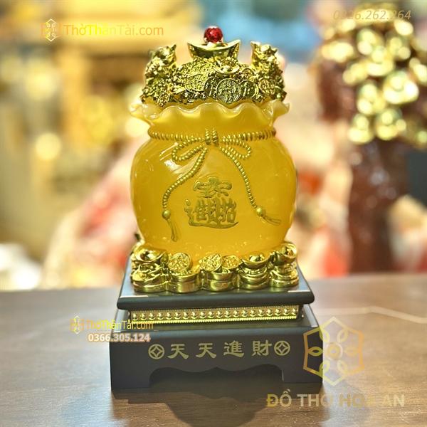 Túi Tiền Vàng Màu Vàng Chiêu Tài