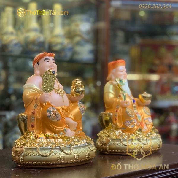 Tượng Thần Tài Thổ Địa Đá Vàng 4203