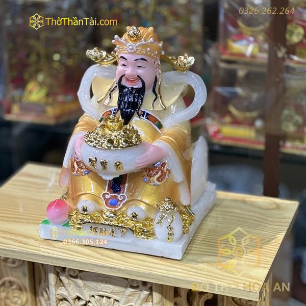 Tượng Thần Tiền/ Thần Phát Phú Quý Vàng Cam