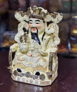Tượng Thần Phát/ Tượng Thần Tiền Triệu Công Minh Sứ Vàng Ngà
