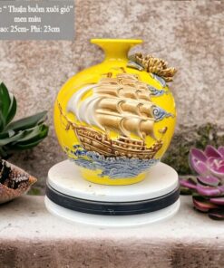Bình Hút Lộc Thuận Buồm Xuôi Gió Đắp Nổi
