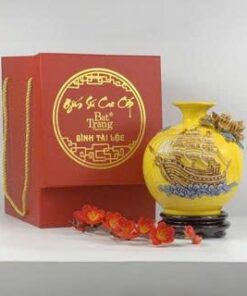 Bình Hút Lộc Thuận Buồm Xuôi Gió Đắp Nổi Mang Lại May Mắn Thu Hút Tài Lộc Trang Trí Nhà Cửa Phòng Làm Việc