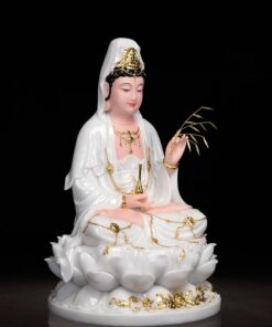 Tượng Quan Âm Đá Trắng 2401