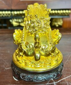 Tỳ Hưu Phong Thủy Đế Xoay Vàng Kim
