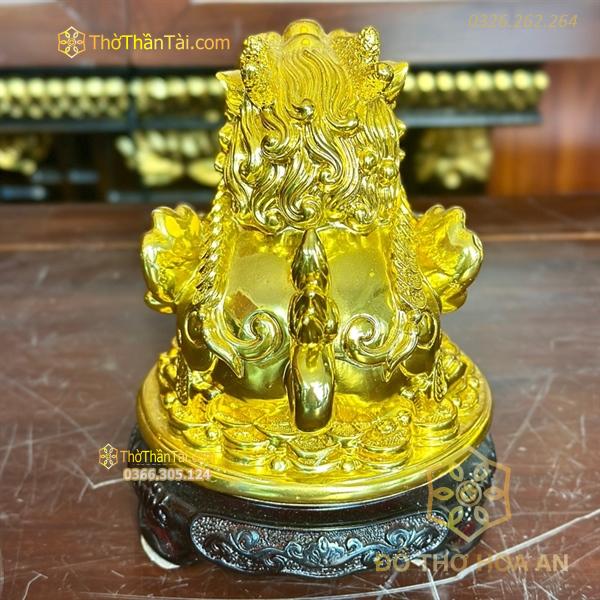 Tỳ Hưu Phong Thủy Đế Xoay Vàng Kim