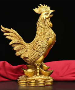 Tượng Gà Trống Chữ Phúc