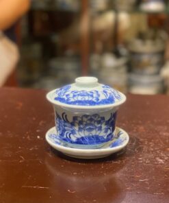 Bát Sâm/Bát Nước Hoa Sen Men Ngọc
